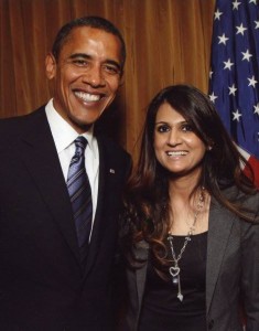 Anila Ali and Barack Obama